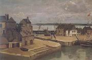 Jean Baptiste Camille  Corot Honfleur (mk11) oil on canvas